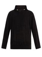 Matchesfashion.com Les Tien - Cotton-blend Velour Hooded Sweatshirt - Mens - Black