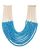 Matchesfashion.com Rosantica By Michela Panero - Raissa Beaded Necklace - Womens - Blue