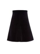 Redvalentino A-line Velvet Skirt