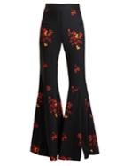 Ellery Higher And Higher Wide-leg Flared Crepe Trousers