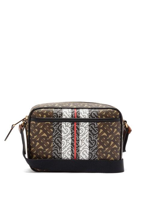 Matchesfashion.com Burberry - Paddy Tb Canvas Cross Body Bag - Mens - Brown