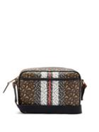 Matchesfashion.com Burberry - Paddy Tb Canvas Cross Body Bag - Mens - Brown