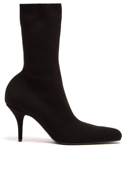 Matchesfashion.com Balenciaga - Knife Bootie - Womens - Black