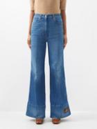Gucci - High-rise Flared Jeans - Womens - Blue
