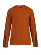Y-3 3 Stripes Long-sleeved Cotton-blend T-shirt