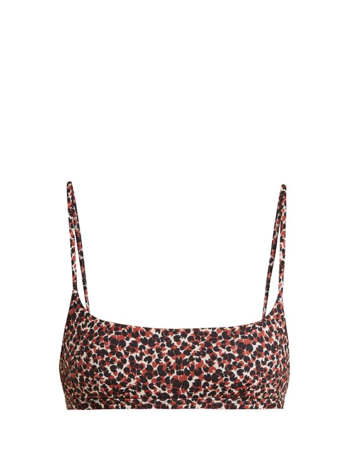 Matteau The Crop Oasis-print Bikini Top