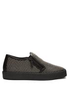 Giuseppe Zanotti Adam Stud-embellished Leather Slip-on Trainers