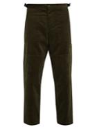Oliver Spencer Judo Tapered-leg Cropped Cotton-corduroy Trousers