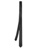 Saint Laurent Chevron-pattern Silk-blend Tie