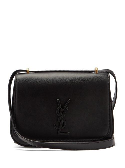 Matchesfashion.com Saint Laurent - Spontini Small Leather Cross Body Bag - Womens - Black