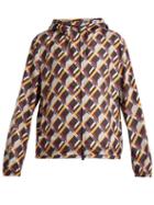 Matchesfashion.com Fendi - Mania Cube Print Hooded Jacket - Womens - Multi