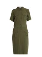 Equipment Petra Short-sleeved Silk Shirtdress