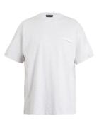 Matchesfashion.com Balenciaga - Logo Print Cotton Jersey T Shirt - Mens - Grey