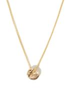 Matchesfashion.com Georgia Kemball - Textured-pendant 9kt Gold Necklace - Mens - Gold