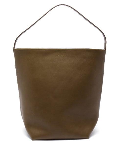 The Row - Park Natural-grain Leather Tote - Womens - Tan