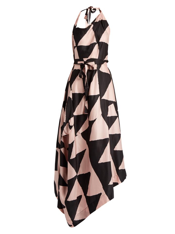 Vivienne Westwood Anglomania Valeria Satin Halterneck Dress