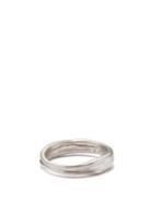 Completedworks - Deflated Platinum-plated Sterling-silver Ring - Mens - Silver