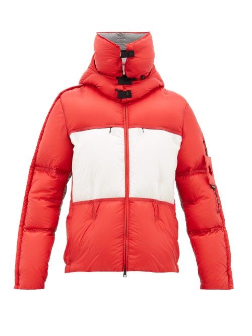 Matchesfashion.com 5 Moncler Craig Green - Coolidge High-neck Down-filled Padded Jacket - Mens - Red White