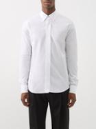 Alexander Mcqueen - Concealed-placket Organic-cotton Poplin Shirt - Mens - White