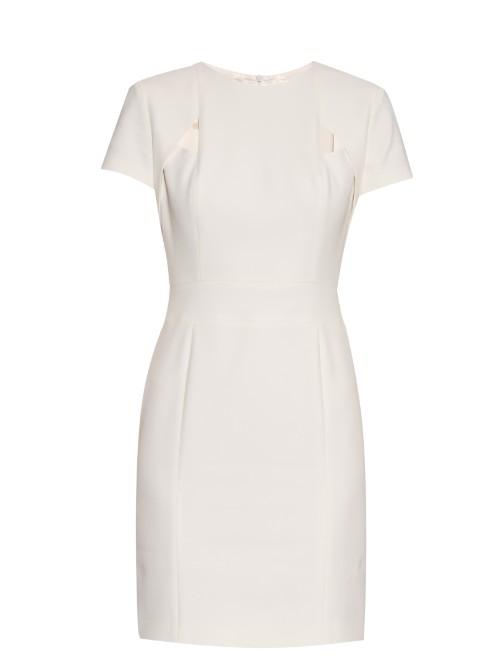 La Mania Senso Cut-out Crepe Dress