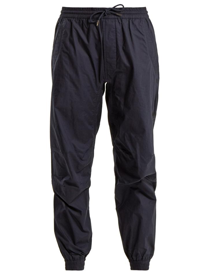 Maharishi Logo-embroidered Cotton Track Pants