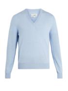 Maison Margiela V-neck Cotton And Wool-blend Sweater