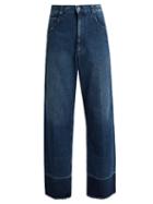 Rachel Comey Legion Frayed-edge Wide-leg Jeans