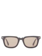 Mens Eyewear Tom Ford Eyewear - Square Acetate Sunglasses - Mens - Black