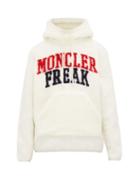 Matchesfashion.com 2 Moncler 1952 - Logo Fleece Hooded Sweatshirt - Mens - White