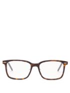 Matchesfashion.com Dior Homme Sunglasses - Technicity 06 Square Acetate Glasses - Mens - Tortoiseshell