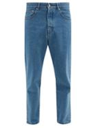 Matchesfashion.com Ami - Tapered Fit Washed Jeans - Mens - Blue