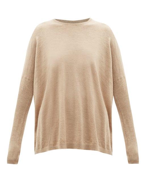 Raey - Dropped-shoulder Cashmere Jumper - Womens - Beige