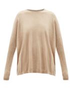 Raey - Dropped-shoulder Cashmere Jumper - Womens - Beige