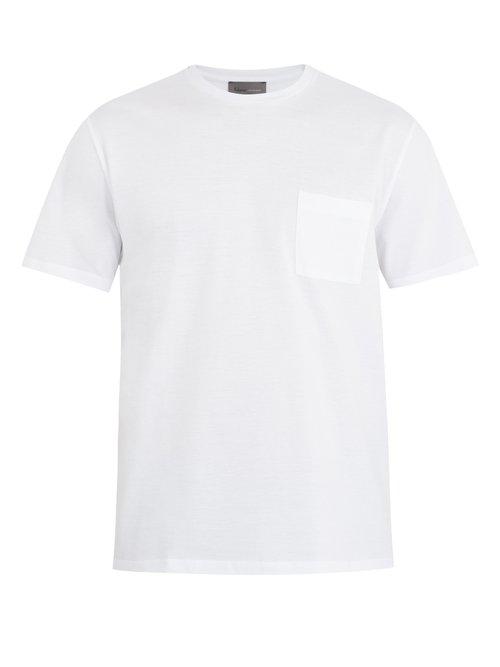 Matchesfashion.com Kilgour - Patch Pocket Cotton Piqu T Shirt - Mens - White