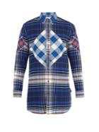 Givenchy Patchwork Checked Cotton Shirt