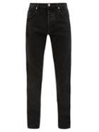 Matchesfashion.com Loewe - Straight Leg Stretch Denim Jeans - Mens - Black