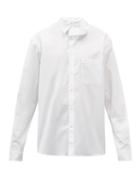 Y/project - Double-collar Cotton-poplin Shirt - Mens - White