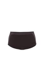Matchesfashion.com Solid & Striped - Brigitte Mesh-panel Bikini Briefs - Womens - Black