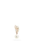 Matchesfashion.com Sophie Bille Brahe - Petite Corail Pearl & 14kt Gold Single Earring - Womens - Pearl