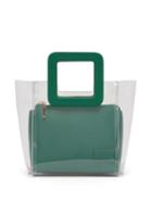 Matchesfashion.com Staud - Mini Shirley Pvc And Leather Tote Bag - Womens - Green