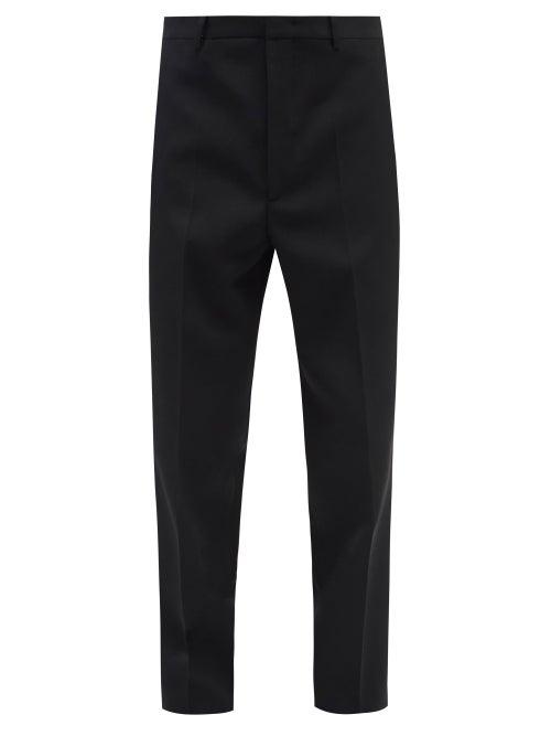 Mens Rtw Jil Sander - High-rise Gabardine Straight-leg Trousers - Mens - Black