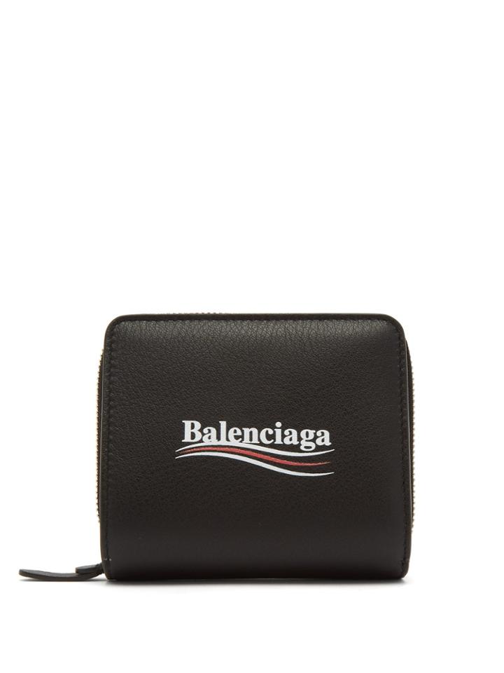 Balenciaga Everyday Bi-fold Logo Wallet