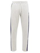 Matchesfashion.com Reigning Champ - Side Stripe Cotton Jersey Track Pants - Mens - Grey