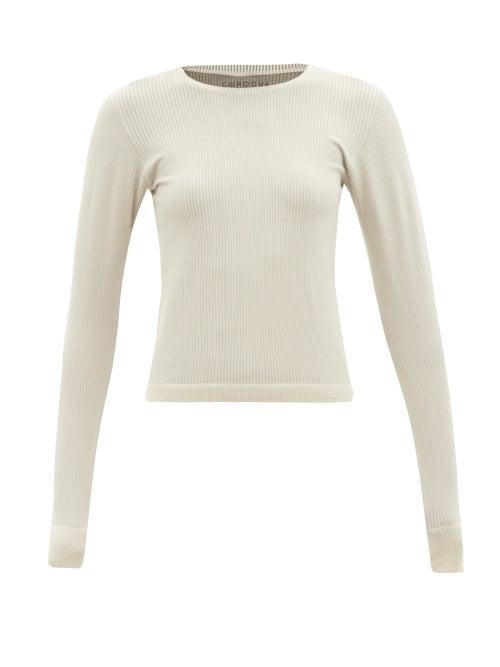 Cordova - Ribbed Base-layer Top - Womens - Ivory