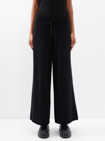 Lisa Yang - Sierra Cashmere Wide-leg Trousers - Womens - Black