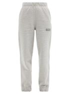 Matchesfashion.com Ganni - Software Recycled Cotton-blend Track Pants - Womens - Light Grey