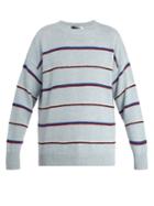 Isabel Marant Obli Striped Alpaca-blend Sweater