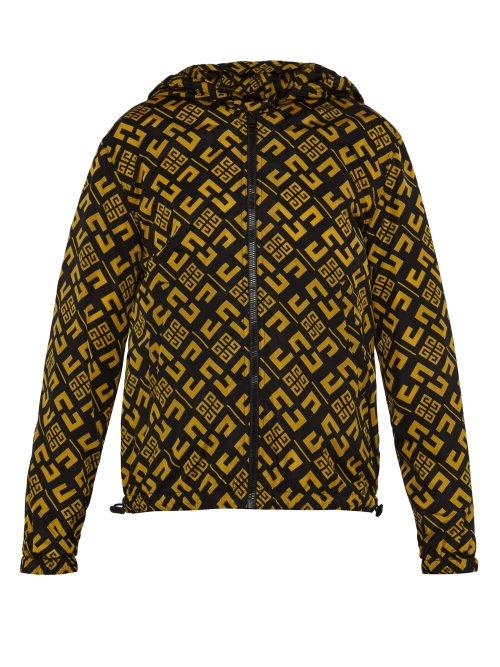 Matchesfashion.com Givenchy - 4g Logo Print Jacket - Mens - Black Yellow