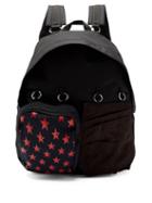 Matchesfashion.com Raf Simons X Eastpak - Doubl'r Star-print Panelled Backpack - Womens - Black Multi