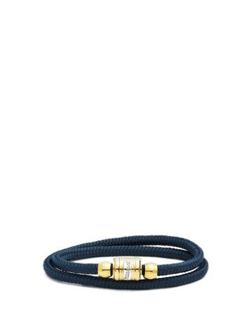 Matchesfashion.com Miansai - Casing Rope Bracelet - Mens - Navy Multi